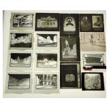 Vintage Audubon Glass Slides - Portraits, Scenes -