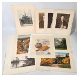 Assorted Prints - Portraits, Landscapes, Architect