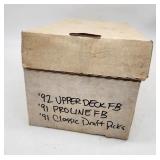 Upper Deck, Proline, Classic Football Cards Box -