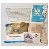 Vintage Travel Maps & Guides - Cuba, St. Lucia, Ch
