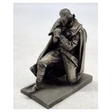 Praying George Washington Pewter Statue -