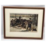 Framed Valley Forge Print - Julian Scott Art