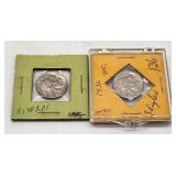 Two Buffalo Nickels - 1936 & 1937, Uncirculated