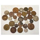 World Coin Lot - Various Denominations and