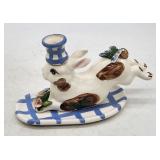 Paparazzi Ceramics Bunny Candle Holder - Hand