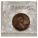 1933-D Wheat Penny - Copper Cent