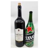 Banfi Centine Toscana Wine Bottle & Heineken