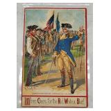 Vintage Washington Taking Command of the Army