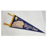 Vintage Valley Forge Felt Pennant - Washington