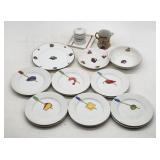 Assorted Decorative Plates & Serving Pieces -