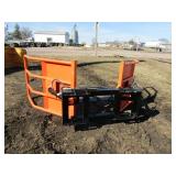 UNUSED SKID STEER ROUND BALE GRABBER CLAMP