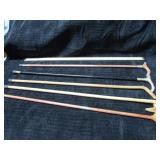 5 UNUSED CANES WALKING STICKS