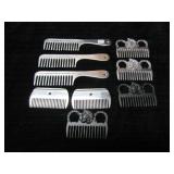 UNUSED SILVER HORSE MAIN COMB SET