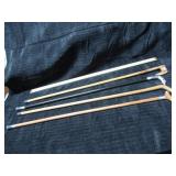 4 UNUSED CANES WALKING STICKS