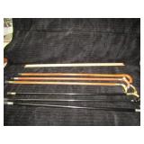 6 UNUSED CANES WALKING STICKS