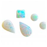 1.5 CTW Mixed Cut Opal Cabochon Gemstones