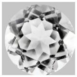 1 Carat Round Cut White Sapphire