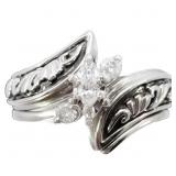 1/4 Carat Marquise Diamond Bridal Set White Gold
