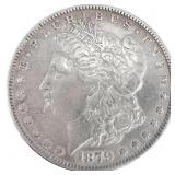 1879 Silver Morgan Dollar AU