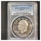 1976-S Silver Eisenhower Dollar PCGS PR69 DCAM