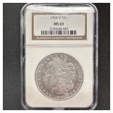 1904-O Morgan Silver Dollar NGC MS63