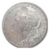 1878 Silver Morgan Dollar 7TF AU
