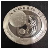NASA Space Flight Emblem Silver Ingot ï¿½ APOLLO XIV