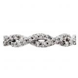 .40 Carat Intertwined White Gold Diamond Ring