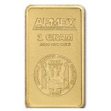 1 gram 24k Gold Bar - APMEX