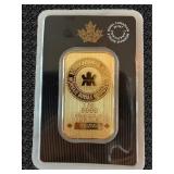 1 OZ Canadian Mint Gold Bar Sealed