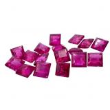 3.5 CT Rubies Loose Princess Cut