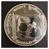 NASA Space Flight Emblem Silver Ingot ï¿½ APOLLO IX