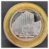 Collectible: 1 oz Fine Silver Gambling Token