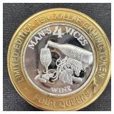 Collectible: 1 oz Fine Silver Gambling Token