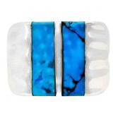 Men's Wide Turquoise Signet Ring