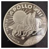 NASA Space Flight Emblem Silver Ingot ï¿½ APOLLO