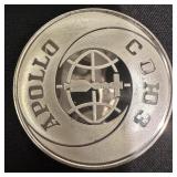 NASA Space Flight Emblem Silver Ingot APOLLO SOYUZ