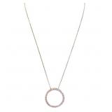 Very Fine 1.5+ Carat Diamond Eternity Necklace 14k