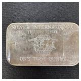 1 oz Fine Silver Bar Silver International Trade