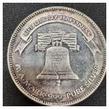 1 oz Fine Silver Round Liberty Bell and Eagle