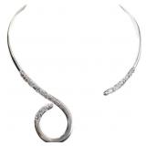 Intricately Sculpted Balinese Open Collar Necklace