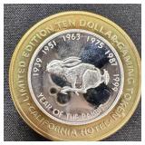 Collectible: 1 oz Fine Silver Gambling Token