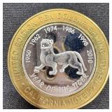 Collectible: 1 oz Fine Silver Gambling Token