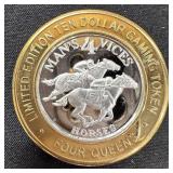 Collectible: 1 oz Fine Silver Gambling Token
