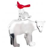 Bird Rabbit & Bear High Polish Pin