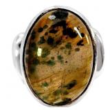 Labradorite Bezel Set Ring