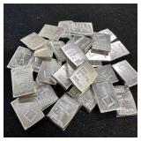 1 oz Fine Silver Valcambi 1 gram Bars