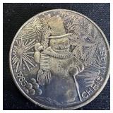 1 oz Fine Silver Round ï¿½ Winter Design