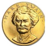 1981 1 OZ GOLD Mark Twain Art Medallion