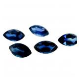 1 Carat Blue Sapphire Marquise Cut Loose Gemstones